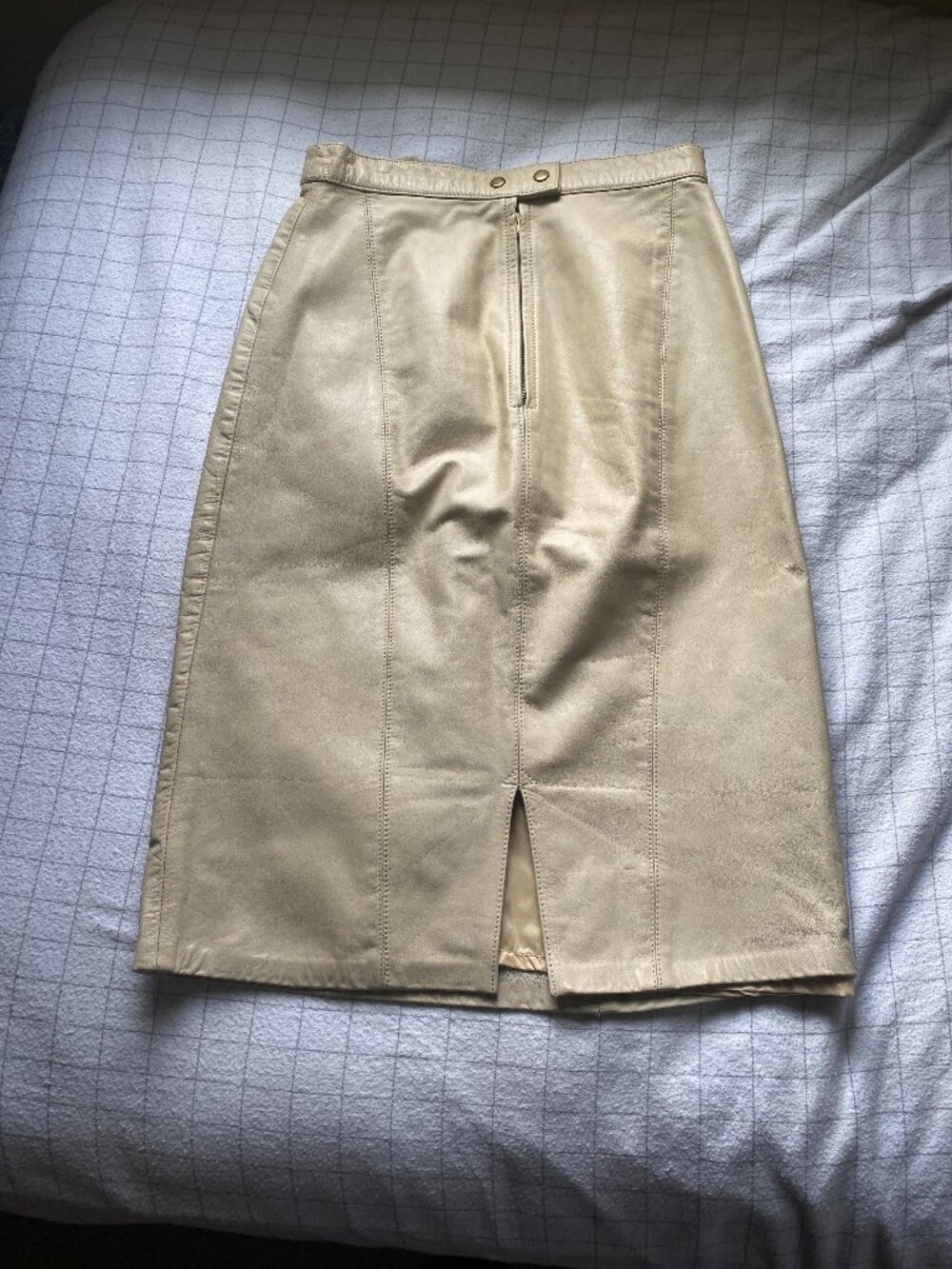 Vintage Leather Skirt Cedars Size 6